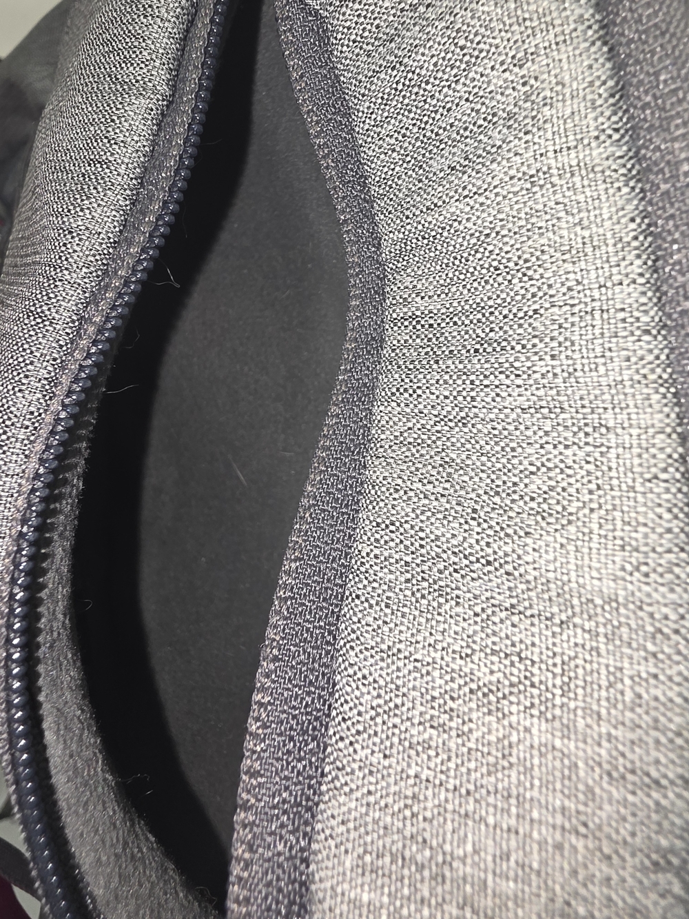The North Face Recon Gray Backpack with Maroon Trim - Picture 4 of 16